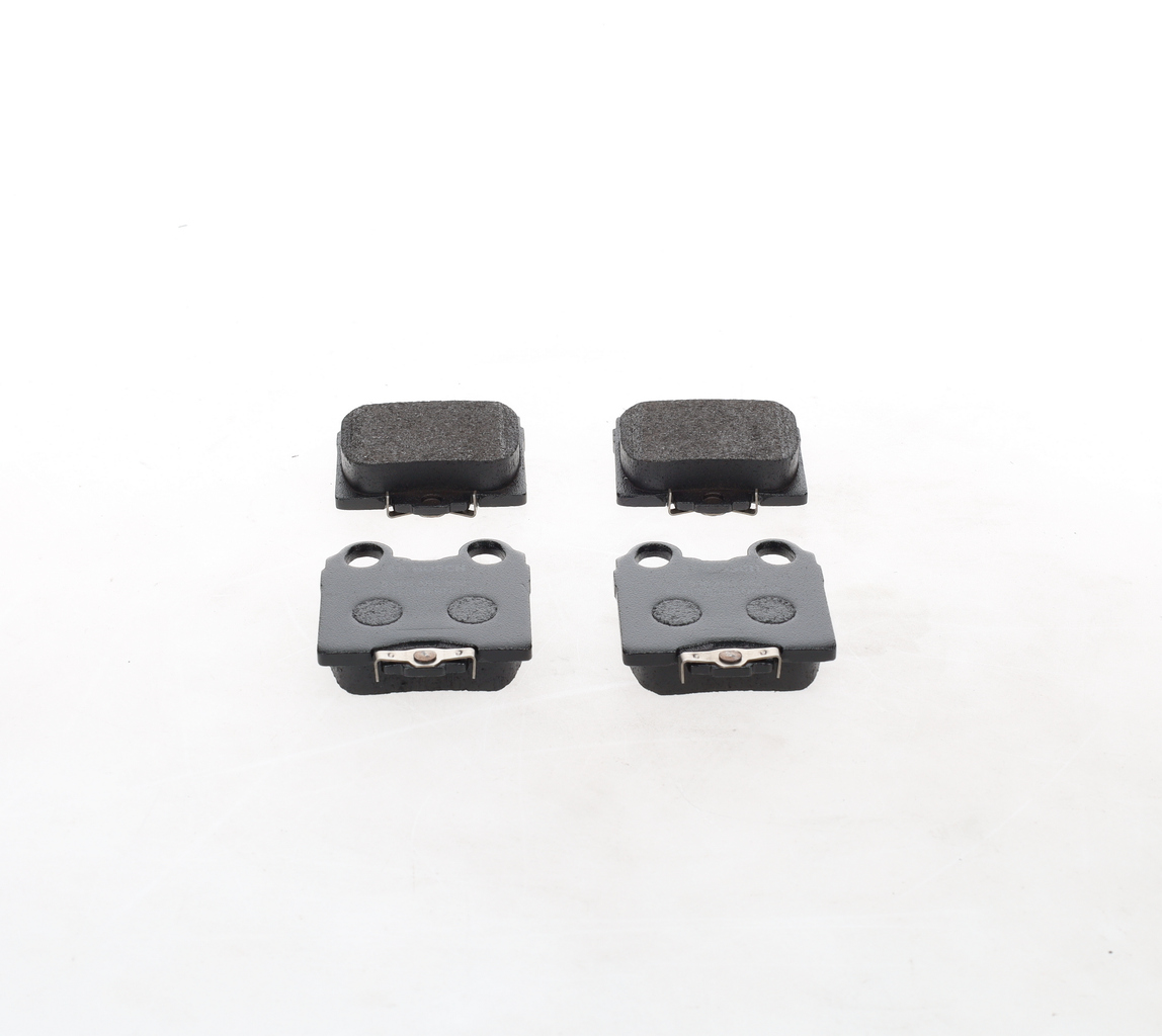 BP2552 BOSCH Low-metallic, Keramika, s akustickou výstrahou opotřebení Výška: 51,7mm, Šířka: 57mm, Tloušťka/síla: 15mm Sada brzdových destiček, kotoučová brzda 0 986 AB2 552 kupte si levně