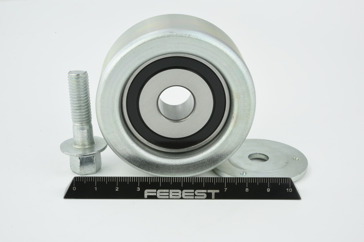 Original 0187-KDN145 FEBEST Belt tensioner pulley PEUGEOT