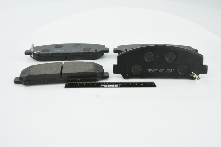 0201-R51F Kit pastiglie freni FEBEST D1060ZC60A NISSAN