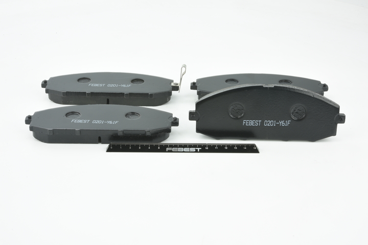 0201-Y61F Brzdové platničky FEBEST D1060-VS21A