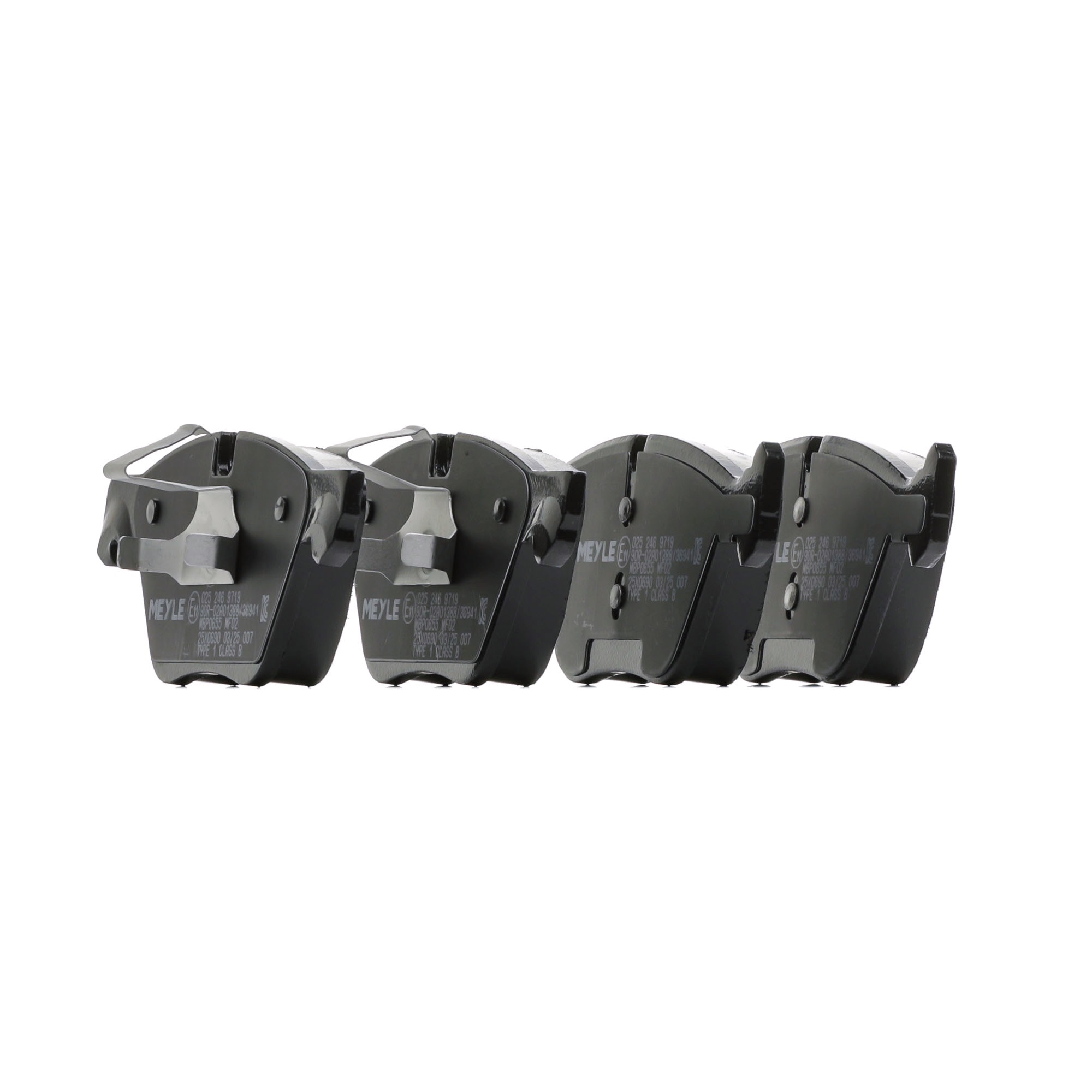 23794 0252469719 Brake pad set MEYLE 34116856591 BMW