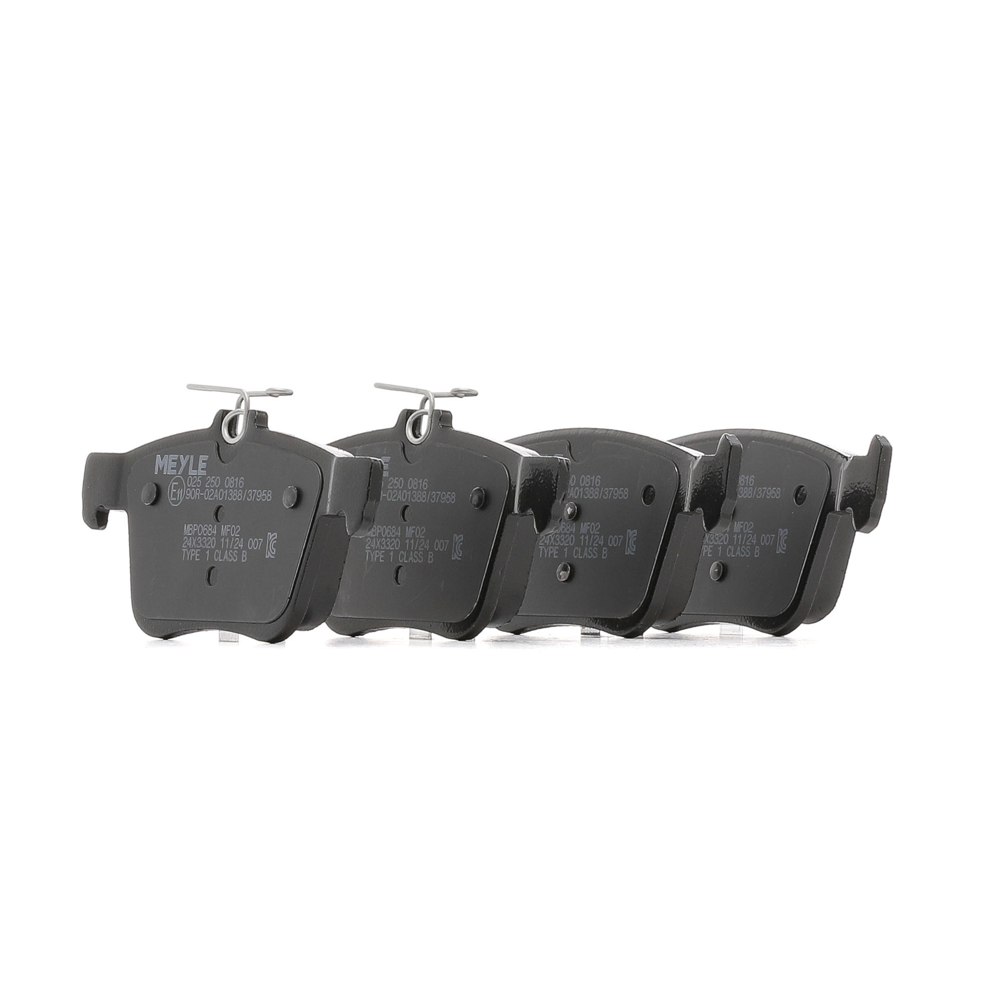025 250 0816 Pastillas de freno MEYLE AUDI TT