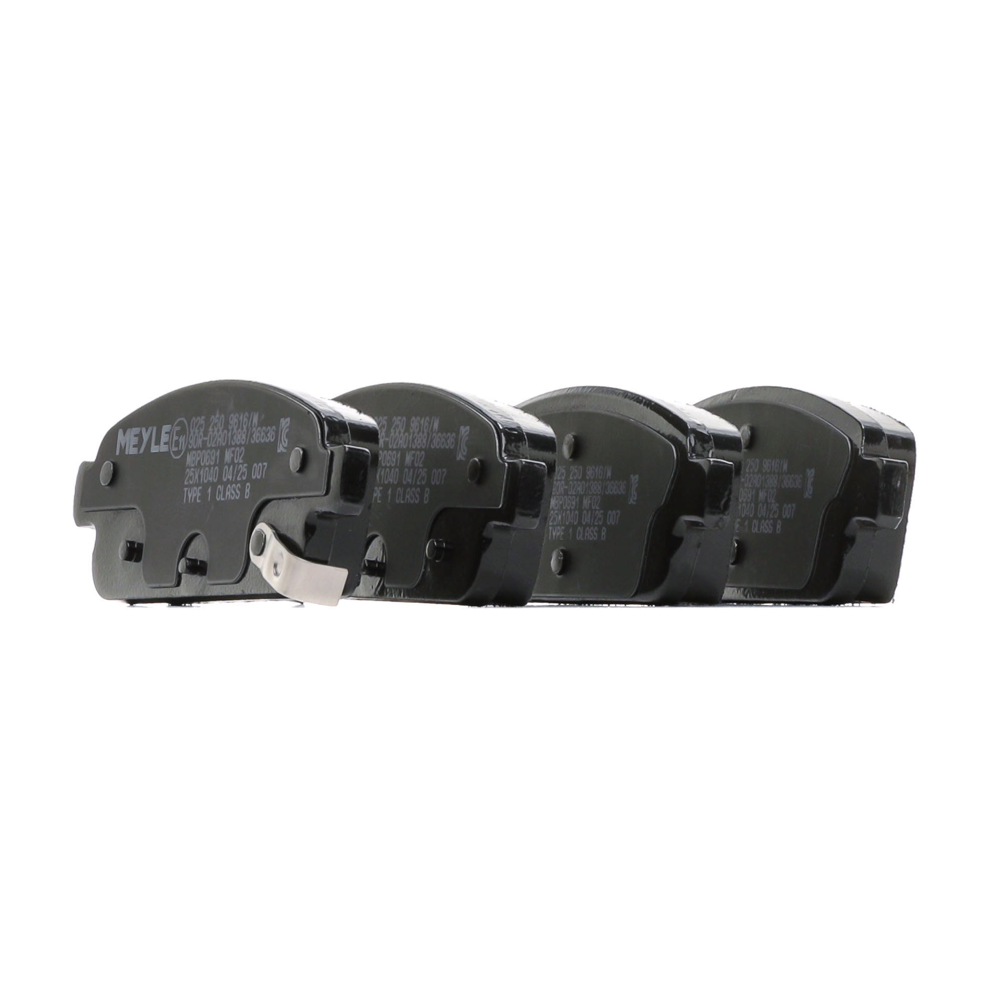 MBP0691 0252509616/W Bremsbeläge MEYLE 1605168 MITSUBISHI