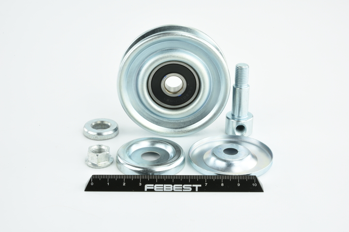 FEBEST 0287P12 Tensioner pulley, v-ribbed belt Nissan X Trail t30 2.2 dCi 136 hp Diesel 2010 price