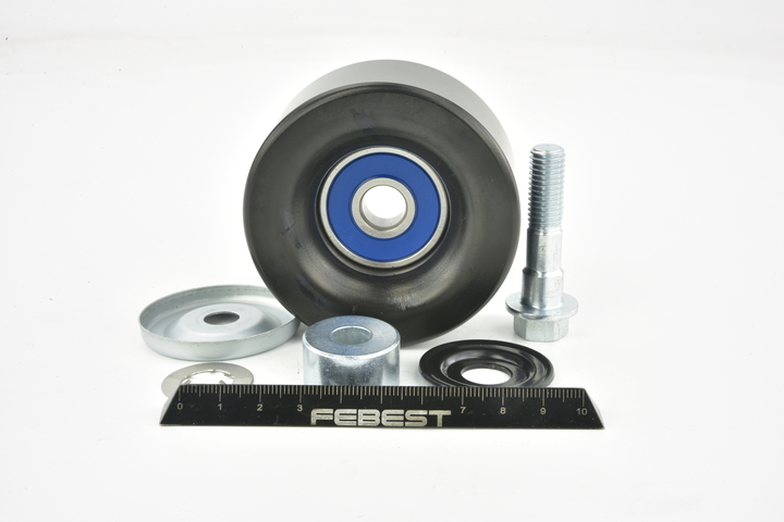Nissan 370 Z Belt and chain drive parts - Deflection / Guide Pulley, v-ribbed belt FEBEST 0288-V36