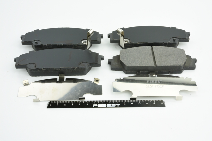 FEBEST Front Axle Height: 52mm, Thickness: 17mm Brake pads 0301-FD2F buy