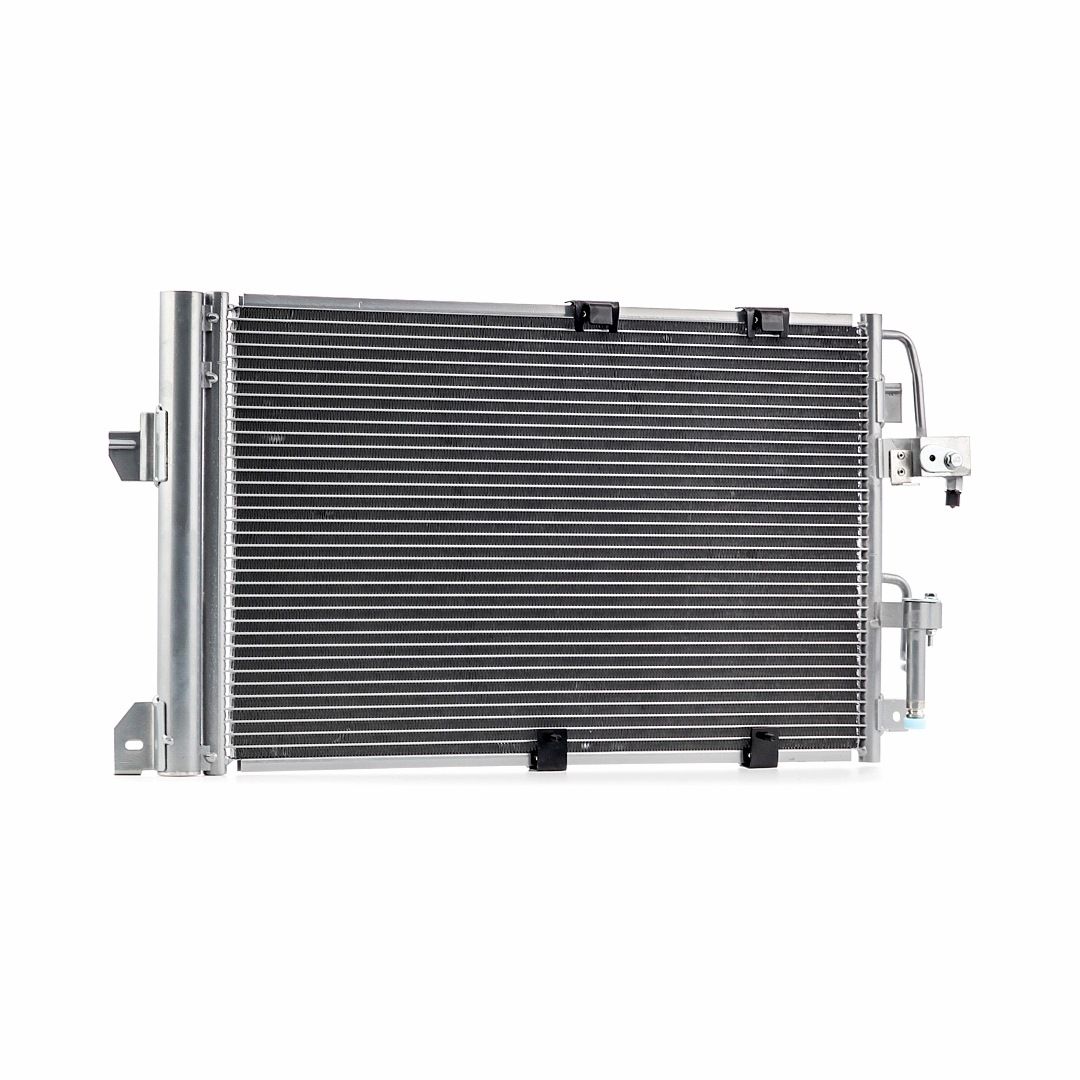 ABAKUS 037-016-0016 Air conditioning condenser with dryer, without dryer, Aluminium, 594mm