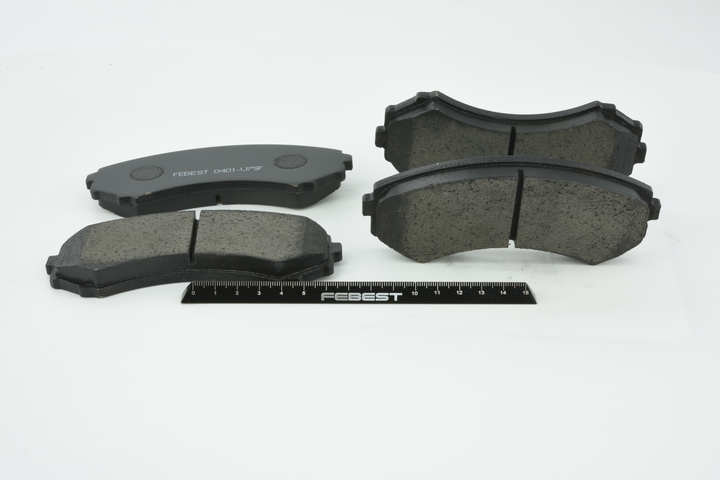 FEBEST Front Axle Height: 58mm, Thickness: 15mm Brake pads 0401-V75F buy