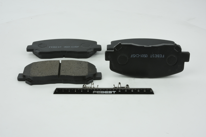 FEBEST Front Axle Height: 61mm, Width: 142mm, Thickness: 16mm Brake pads 0501-CX5F buy