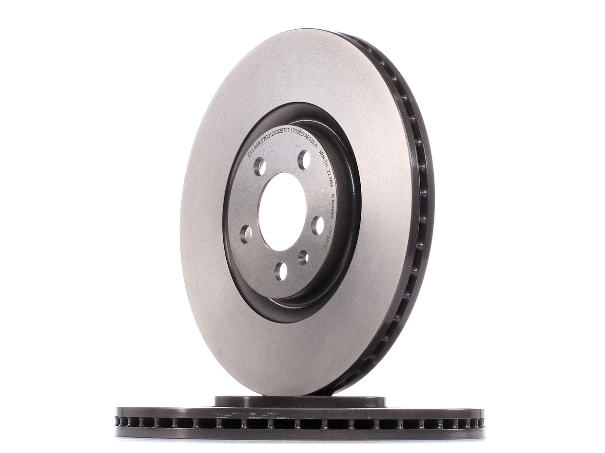 BREMBO COATED DISC LINE 09.7880.21 Brake disc 310x25mm, 5, internally vented, Coated, High-carbon