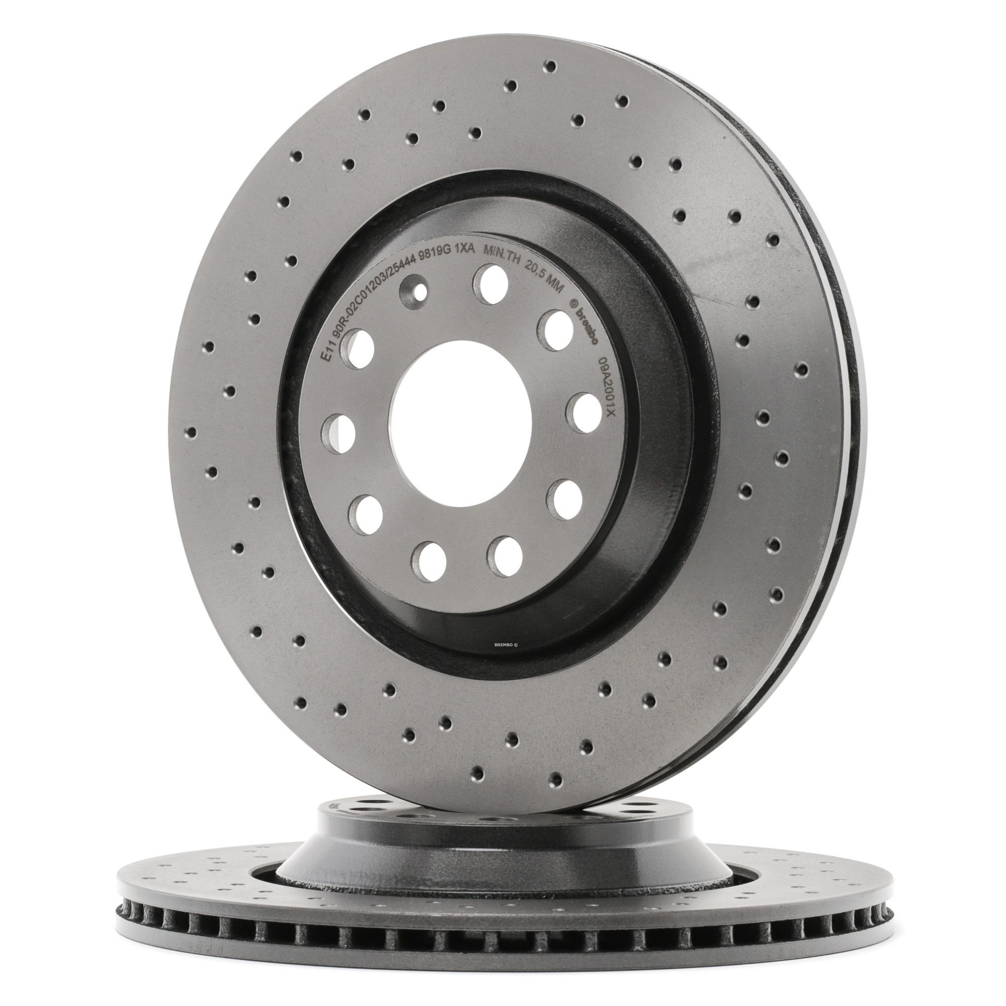 Buy Brake disc BREMBO 09.A200.1X - Brake system parts online