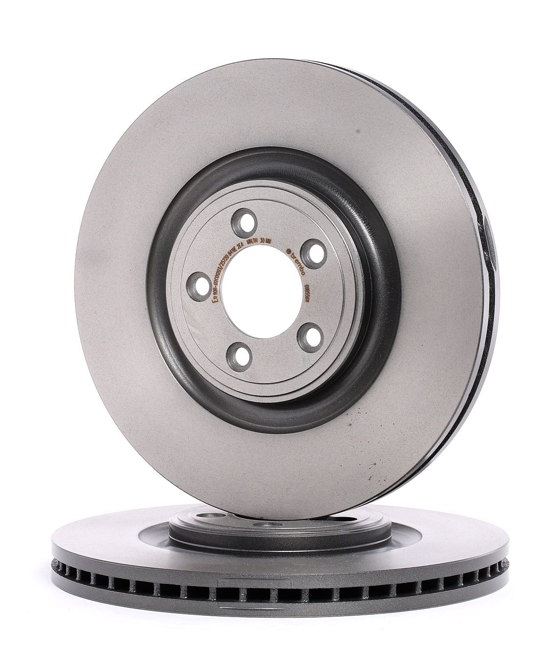 BREMBO COATED DISC LINE 09.B556.11 Brake disc 355x32mm, 5, internally vented, Coated, High-carbon