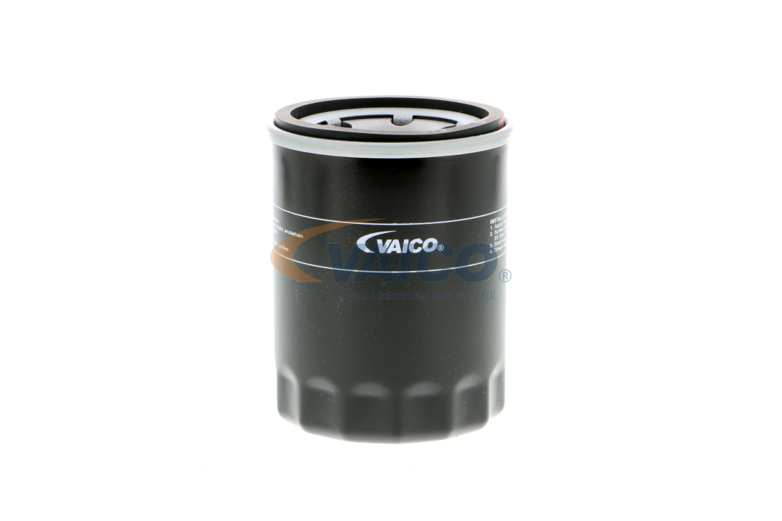 V24-0018 VAICO Motorolie filter IVECO M 20 X 1,5, Original VAICO Quality, med en returløbs-stop-ventil, Påskruet filter