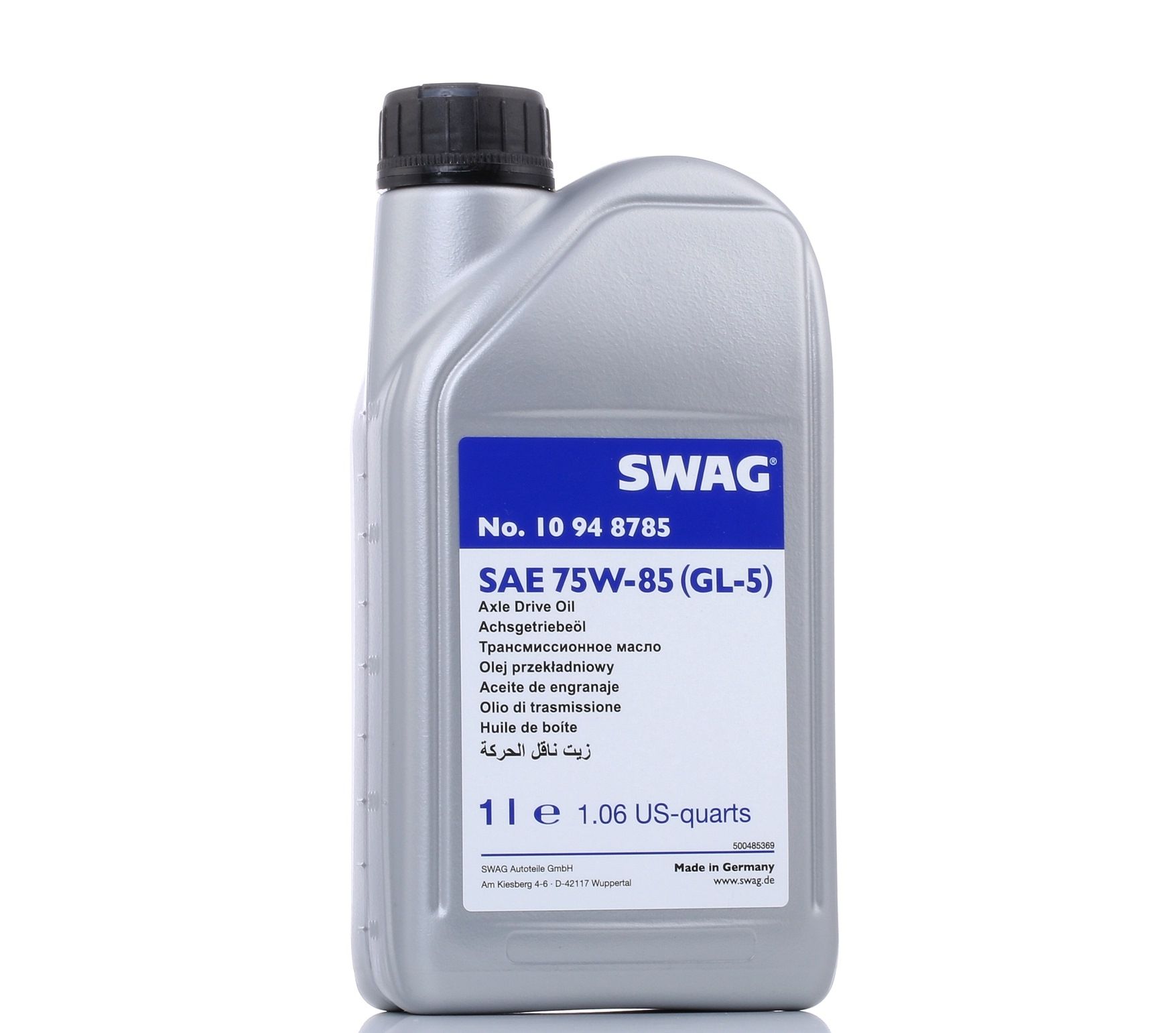 SWAG 10 94 8785 Huile pour engrenage d'essieux pas chères dans boutique en ligne