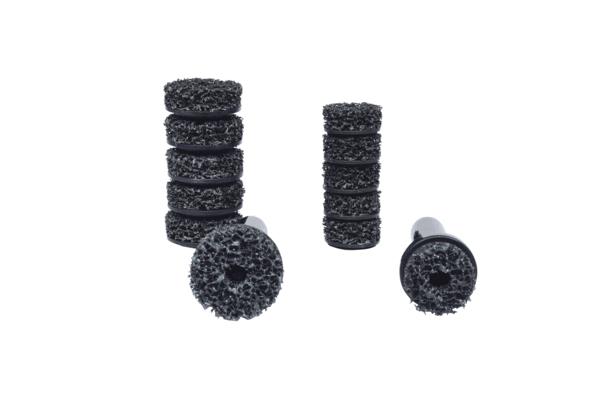 KS TOOLS Toerental tot: 15001/min, driekantig, Ø: 40, 50mm Reinigingsschijf, reinigingsschijf wielnaaf 100.4080 koop goedkoop