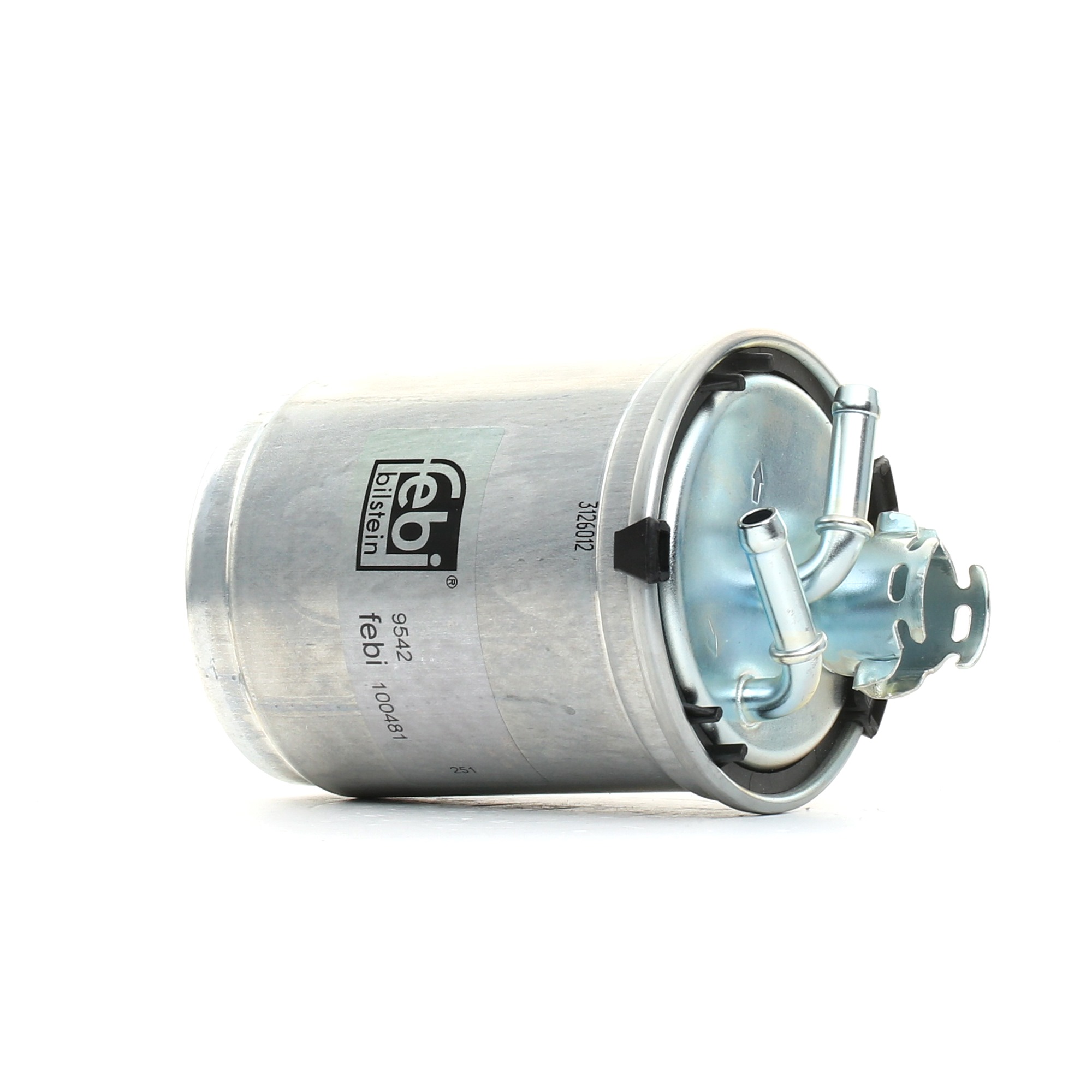 FEBI BILSTEIN In-Line Filter, with seal ring Height: 134mm Inline fuel filter 100481 buy