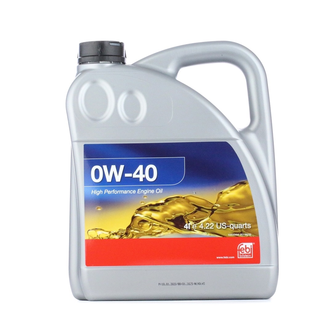 101141 FEBI BILSTEIN Oil VOLVO 0W-40, 4l, Synthetic Oil