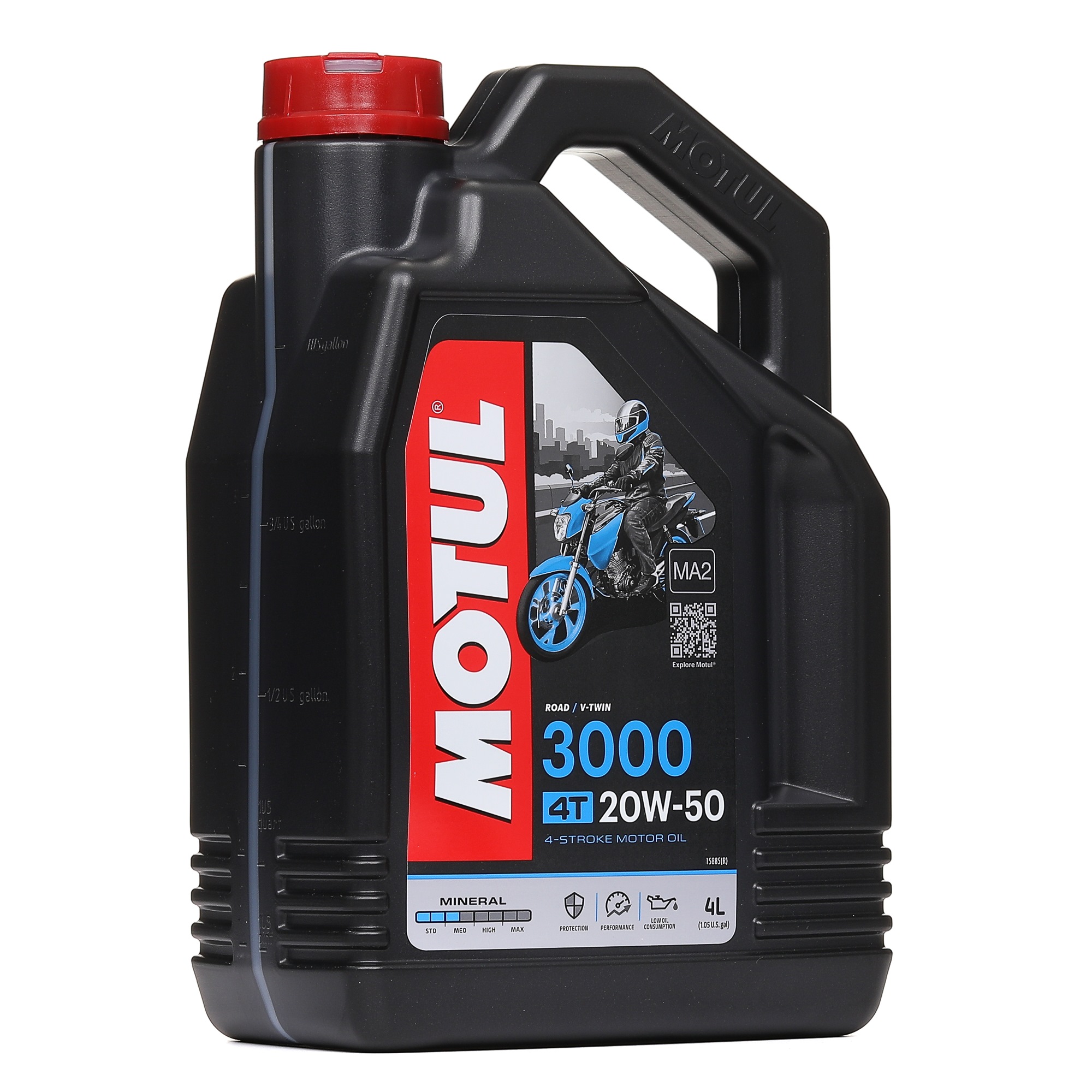 Car oil API SG MOTUL - 104050 4T