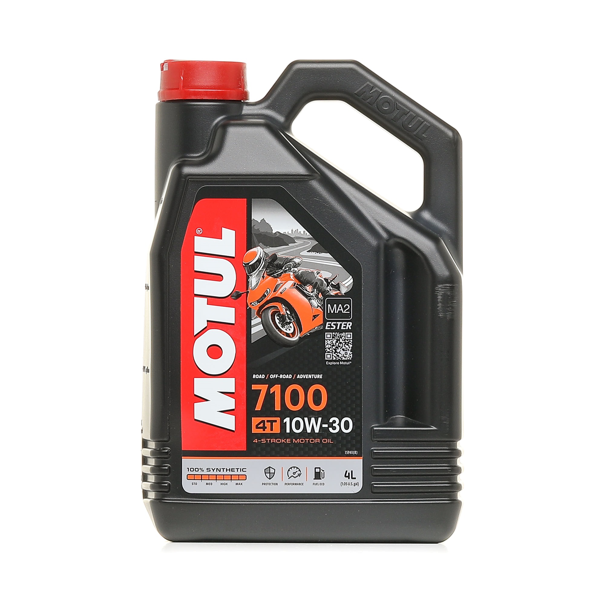 Aceite de motor para coche 10W-30 longlife gasolina - 104090 MOTUL 4T