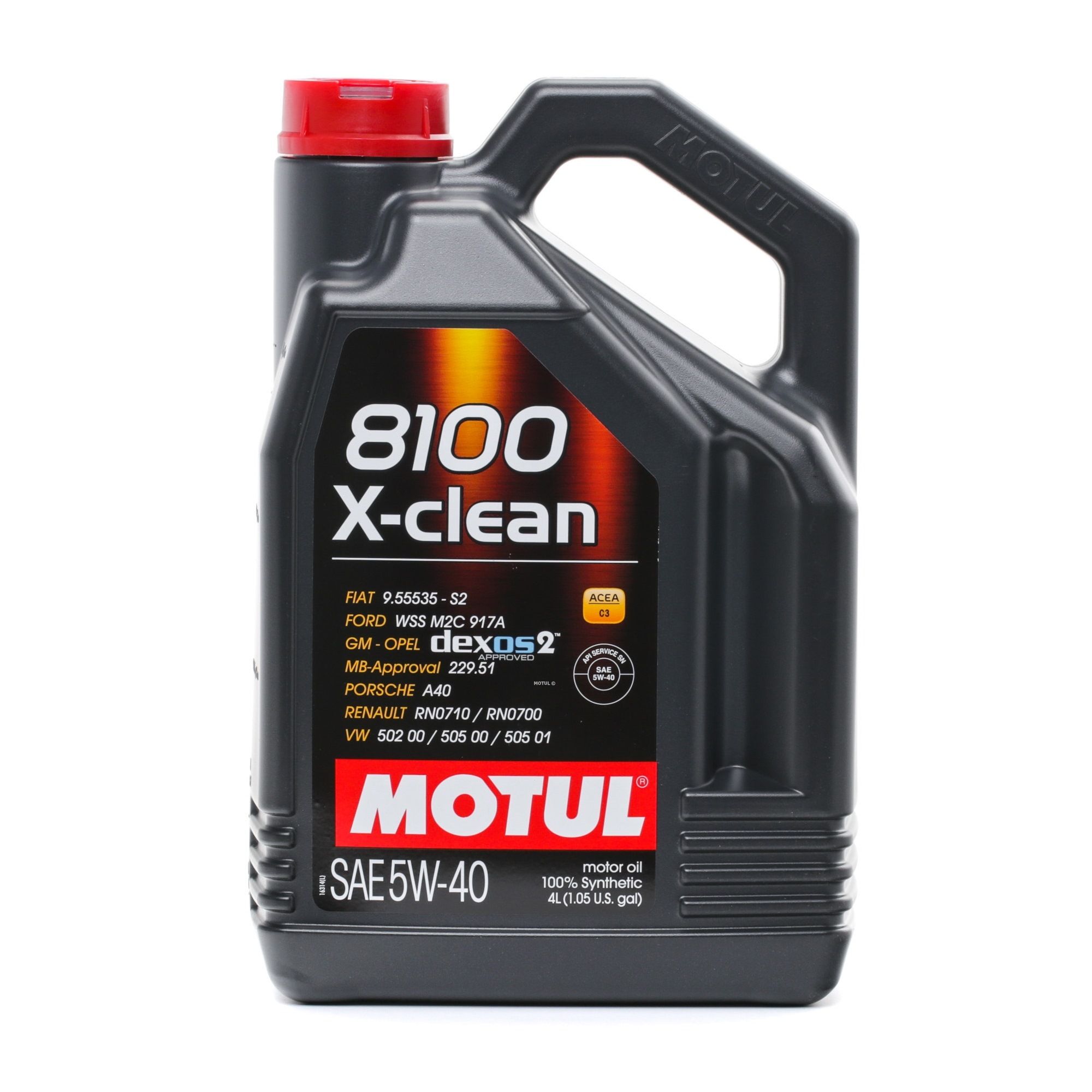 MOTUL 8100, X-clean 104720 Olio motore 5W-40, 4l