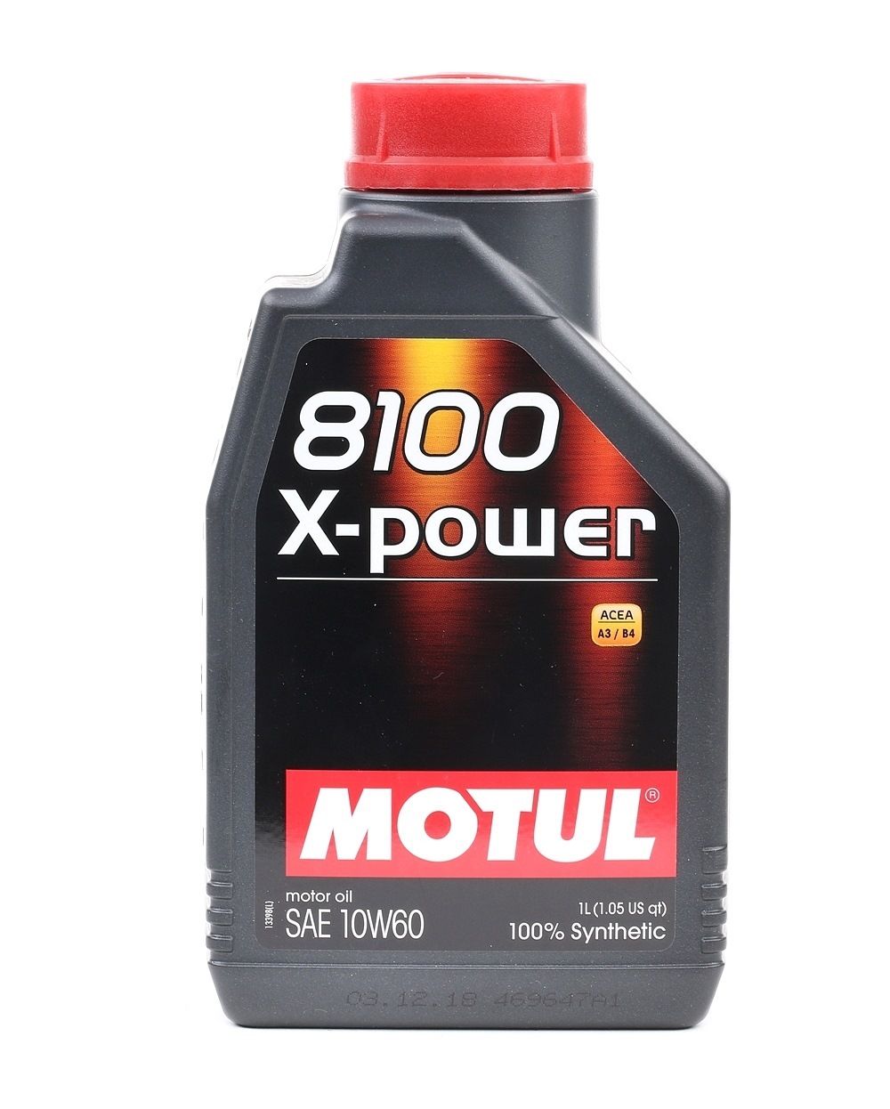 Olio per auto SAE 10W-60 ACEA A3 B4 MOTUL 106142 X-POWER