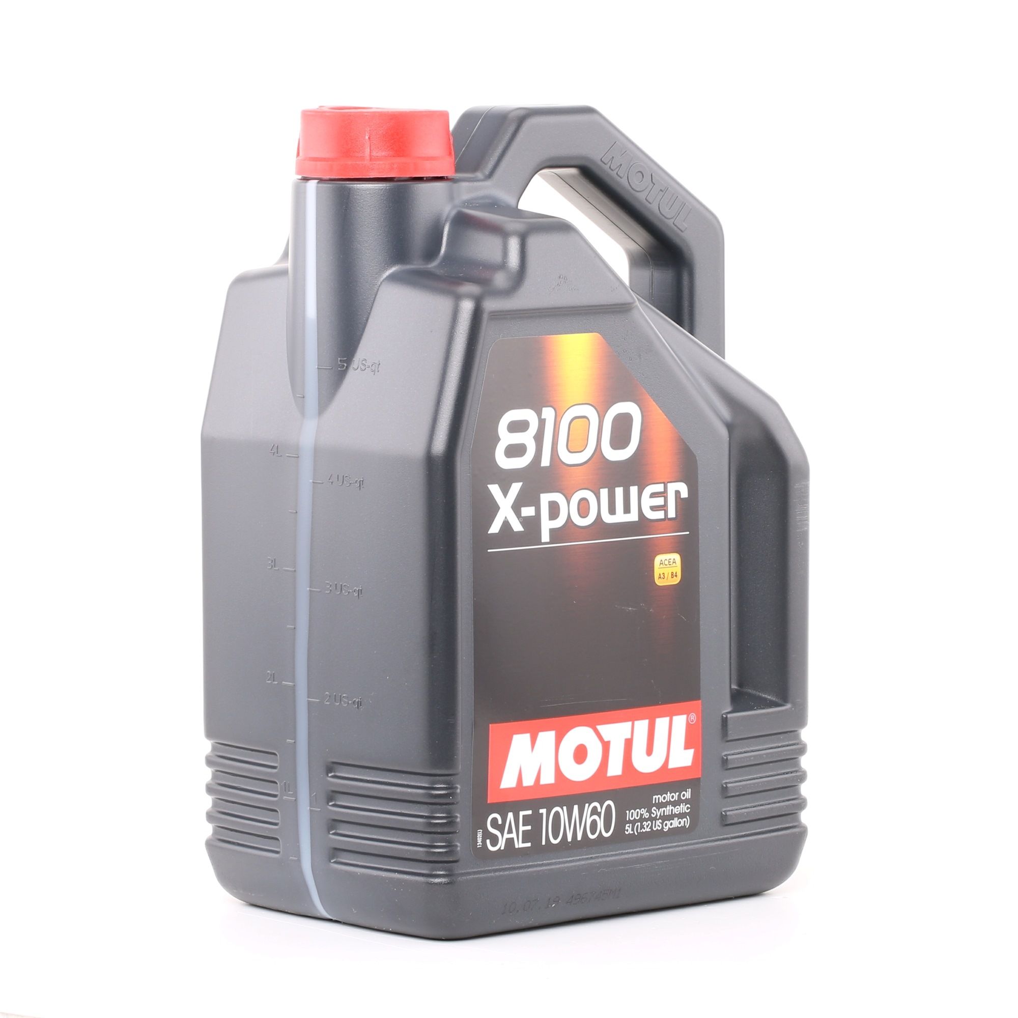 Aceite de motor para coche 10W-60 longlife gasolina - 106144 MOTUL X-POWER