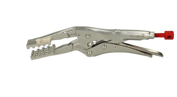 KS TOOLS Hammastettu, Kiristysmitat alkaen: 18mm, Kiristysalue enint.: 54mm Pihdit, letkunkiristin 115.1125