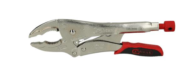 115.2006 KS TOOLS Spannbereich bis: 65mm, gezahnt, Länge: 51mm Karosseriezange 115.2006