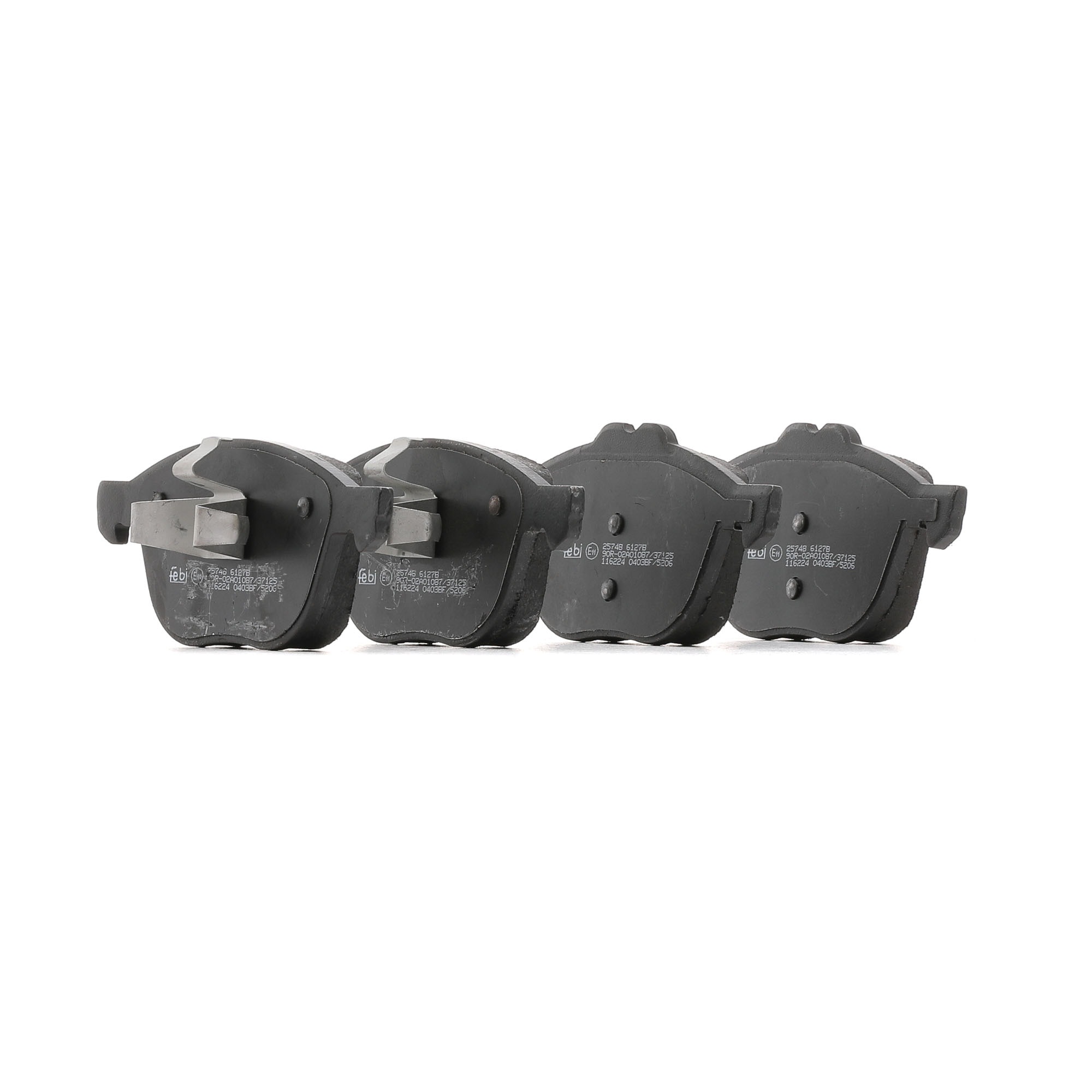 D2092 116224 Pastilhas de travão FEBI BILSTEIN MECV6J-2K021-AA AUDI