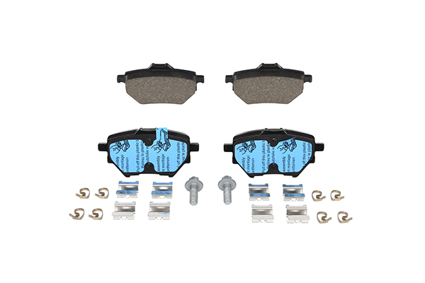 ATE Ceramic 13.0470-3871.2 Brake pad set not prepared for wear indicator, excl. wear warning contact, with brake caliper screws, with accessories