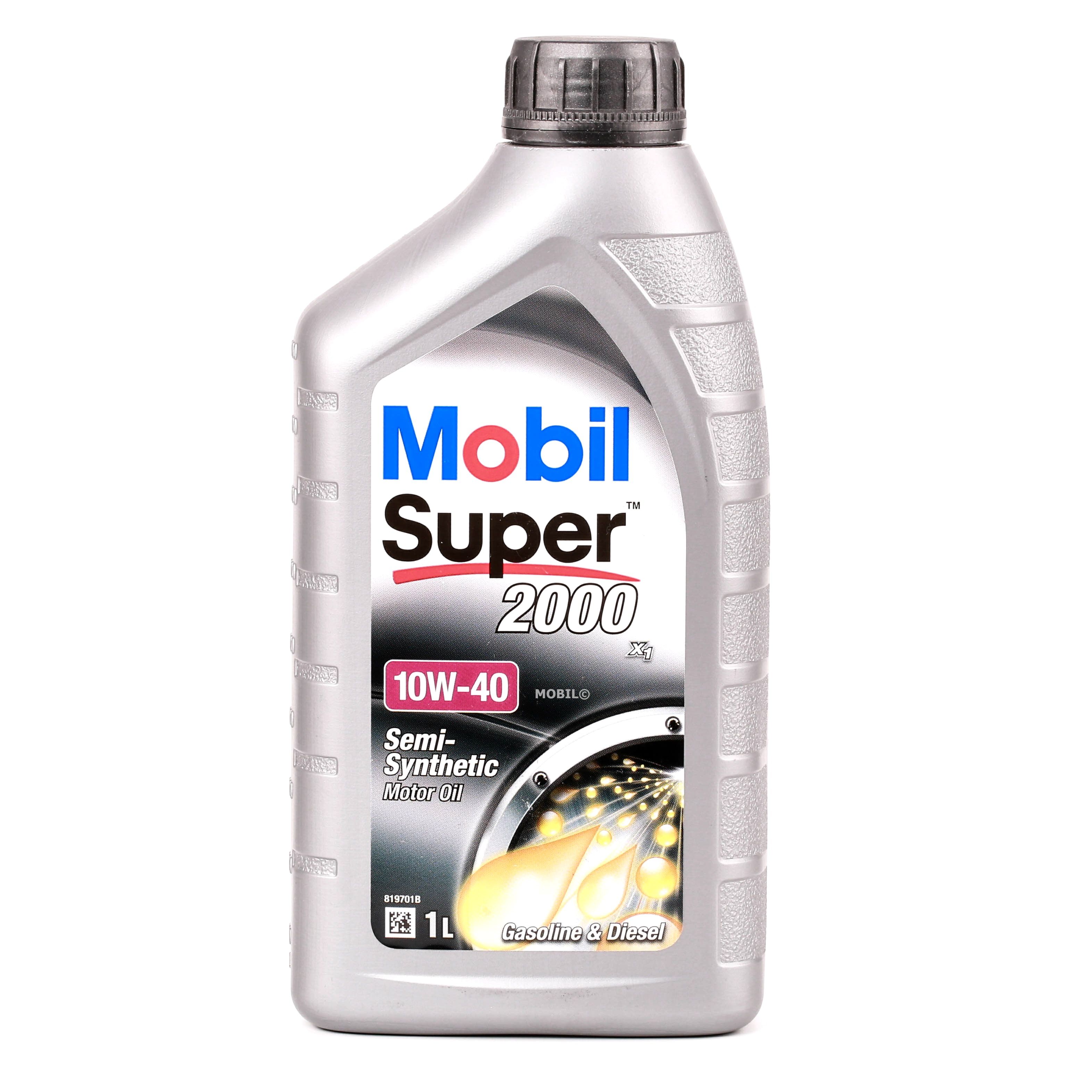MOBIL Super, 2000 X1 150864 Motorolie 10W-40, 1L, Deels synthetische olie