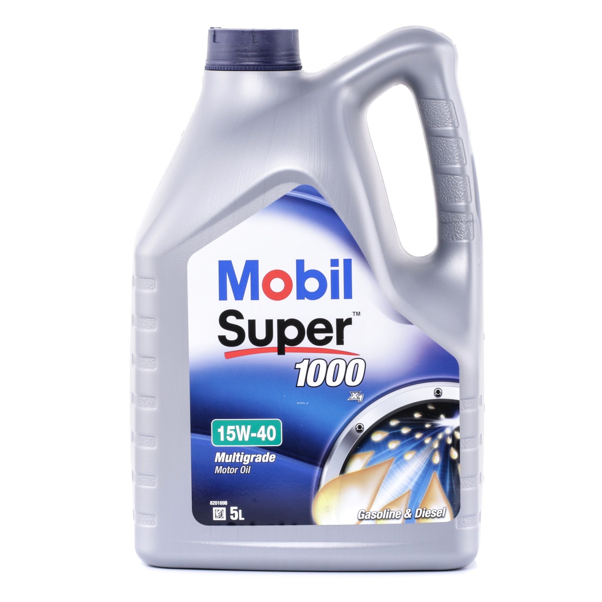 MOBIL Super, 1000 X1 150867 Motorenöl 15W-40, 5l, Mineralöl