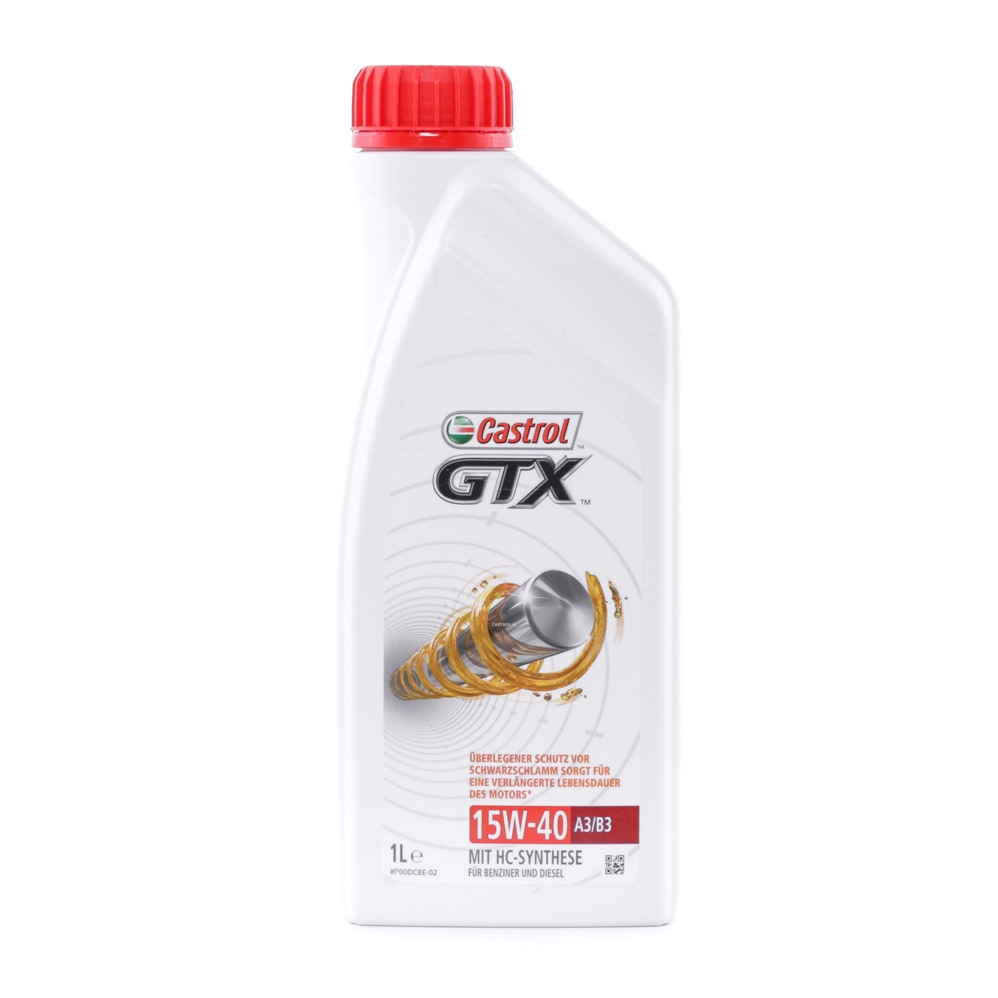 Aceite para motor 15W 40 longlife gasolina - 1518B5 CASTROL GTX, A3/B3