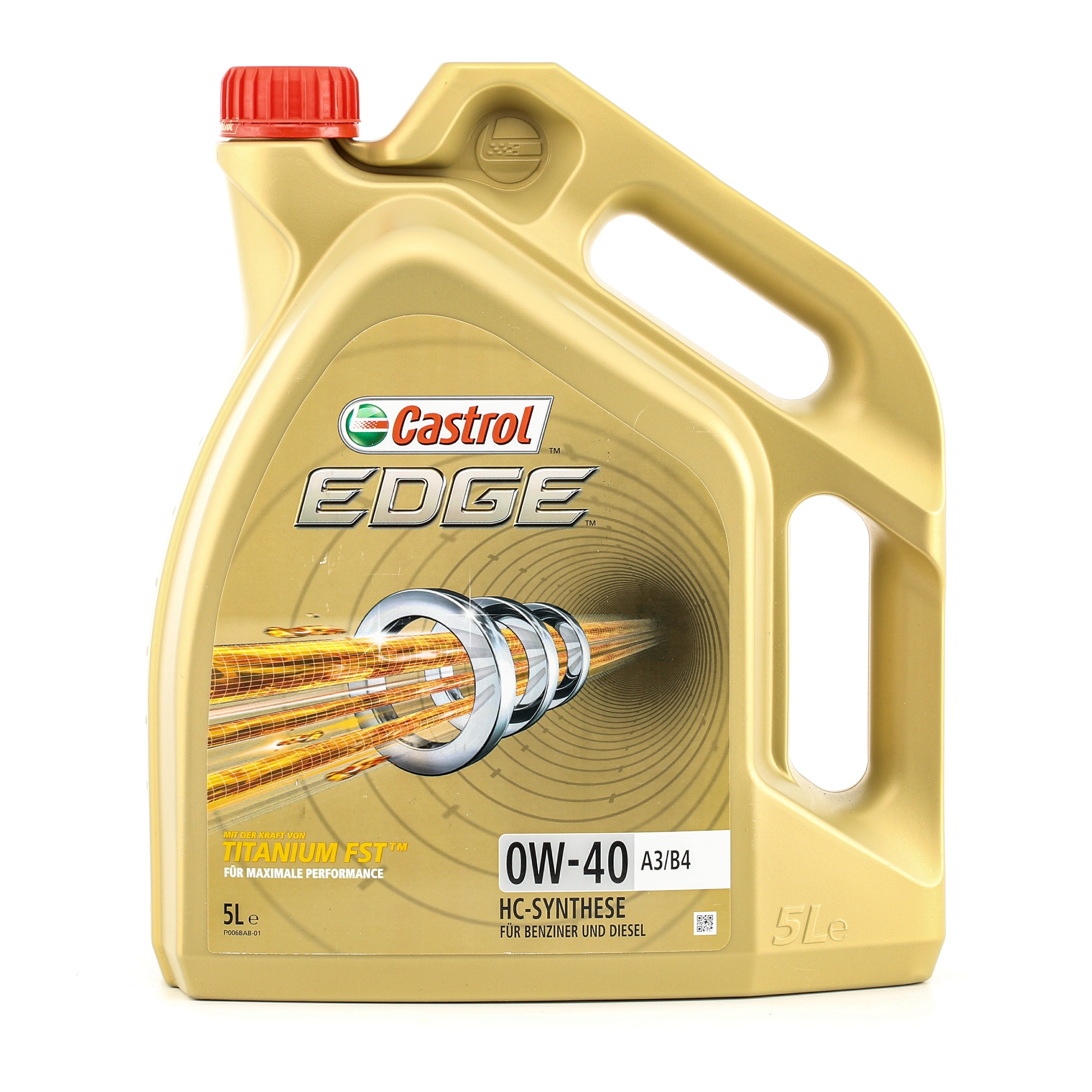 0W-40, 5l, Part Synthetic Oil from CASTROL - 15337F