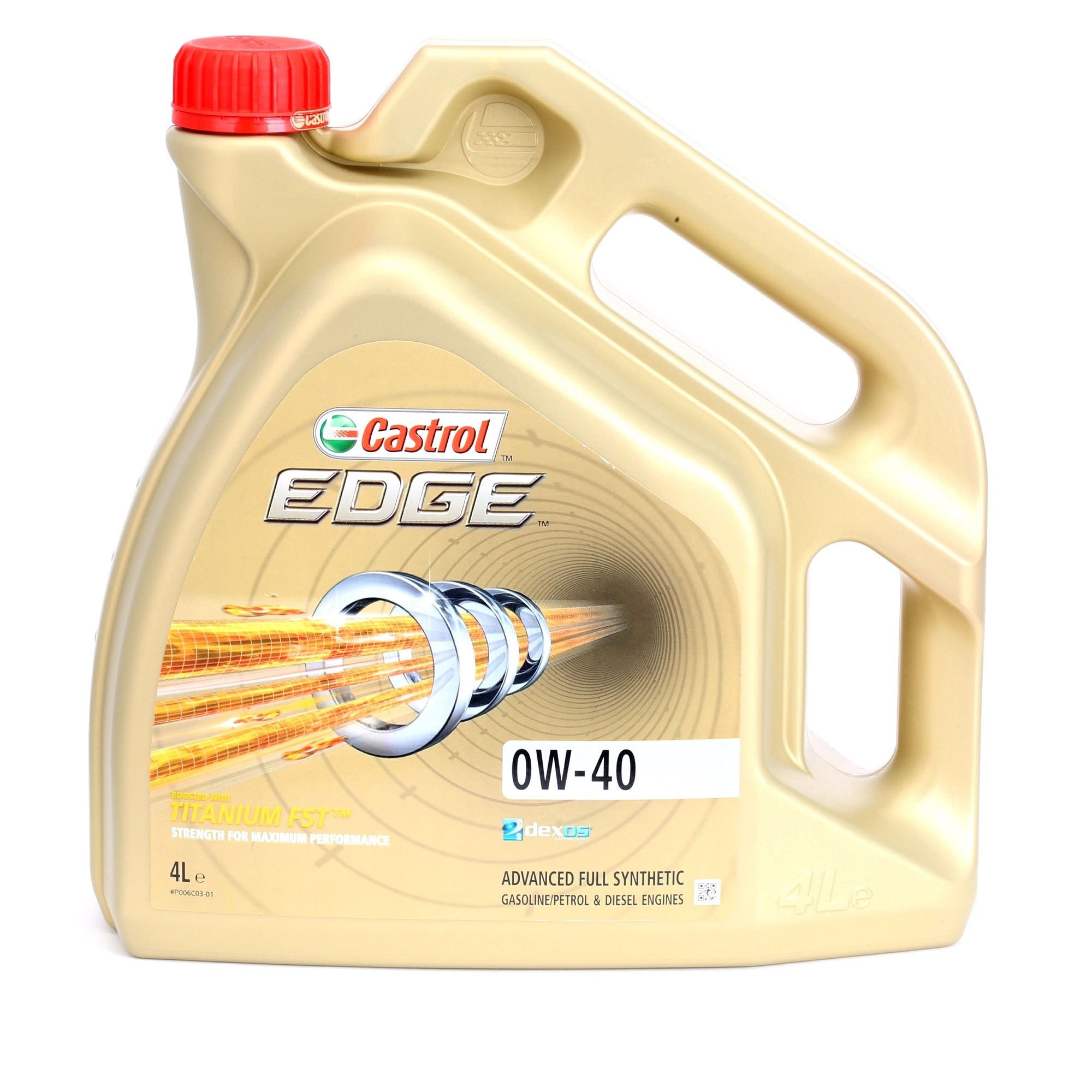 Aceite para motor 0W 40 longlife gasolina - 1534A7 CASTROL EDGE