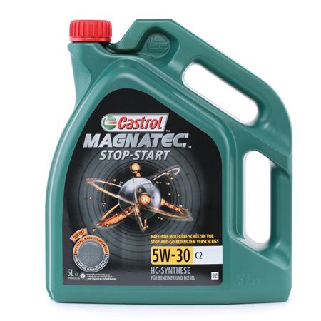 Originele CASTROL Magnatec, Stop-Start C2 5W-30, 5L, Synthetische olie 4008177124600 - online shop