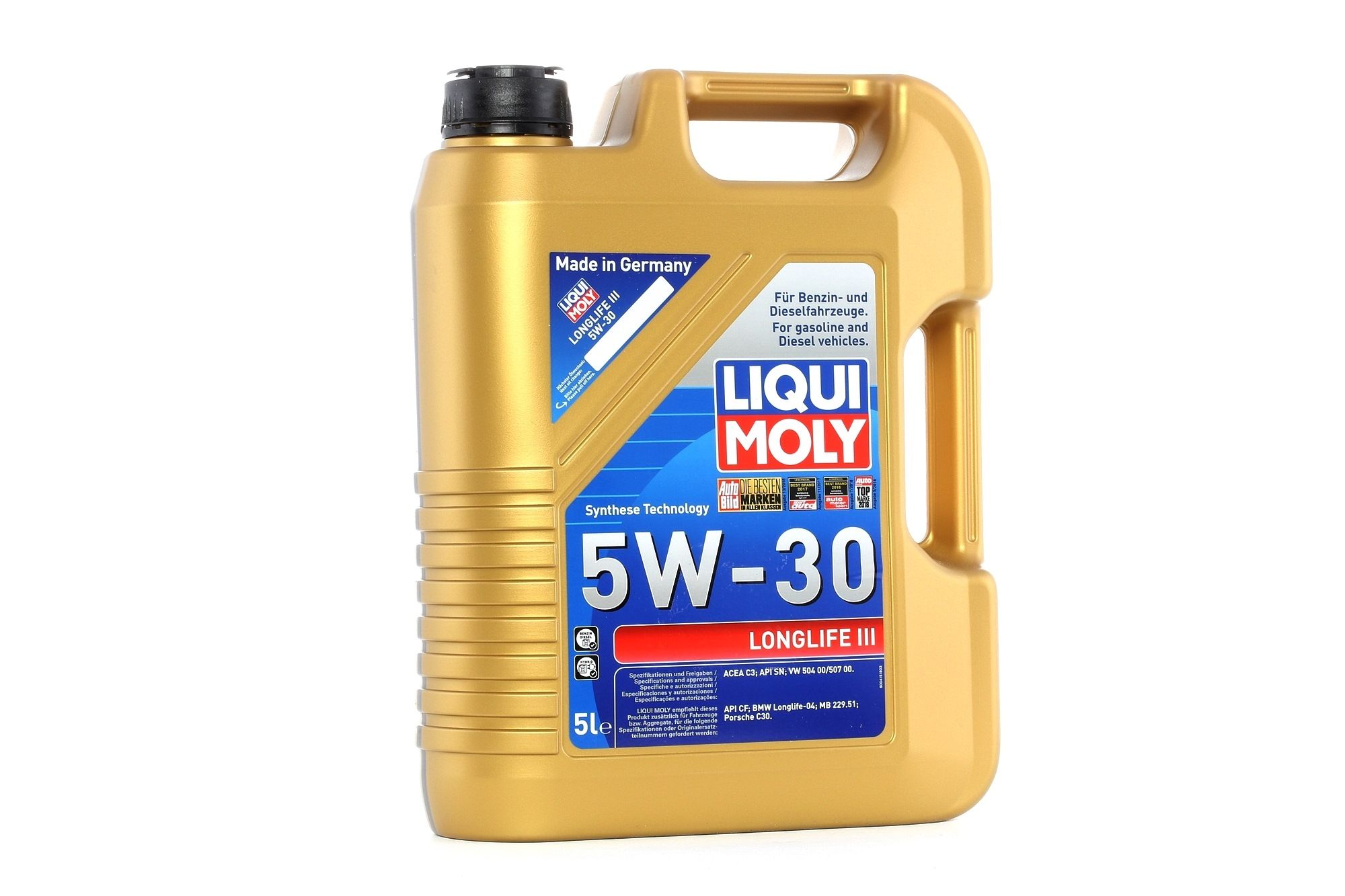 LIQUI MOLY 20647 Auto oleje 5W-30, 5l, Syntetický olej Nissan originálnej kvality