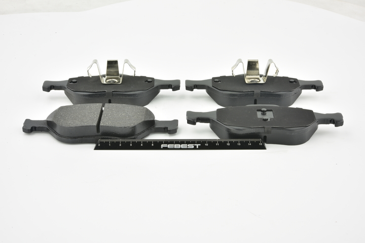 FEBEST Front Axle Height: 60mm, Thickness: 14mm Brake pads 2101-JHF buy