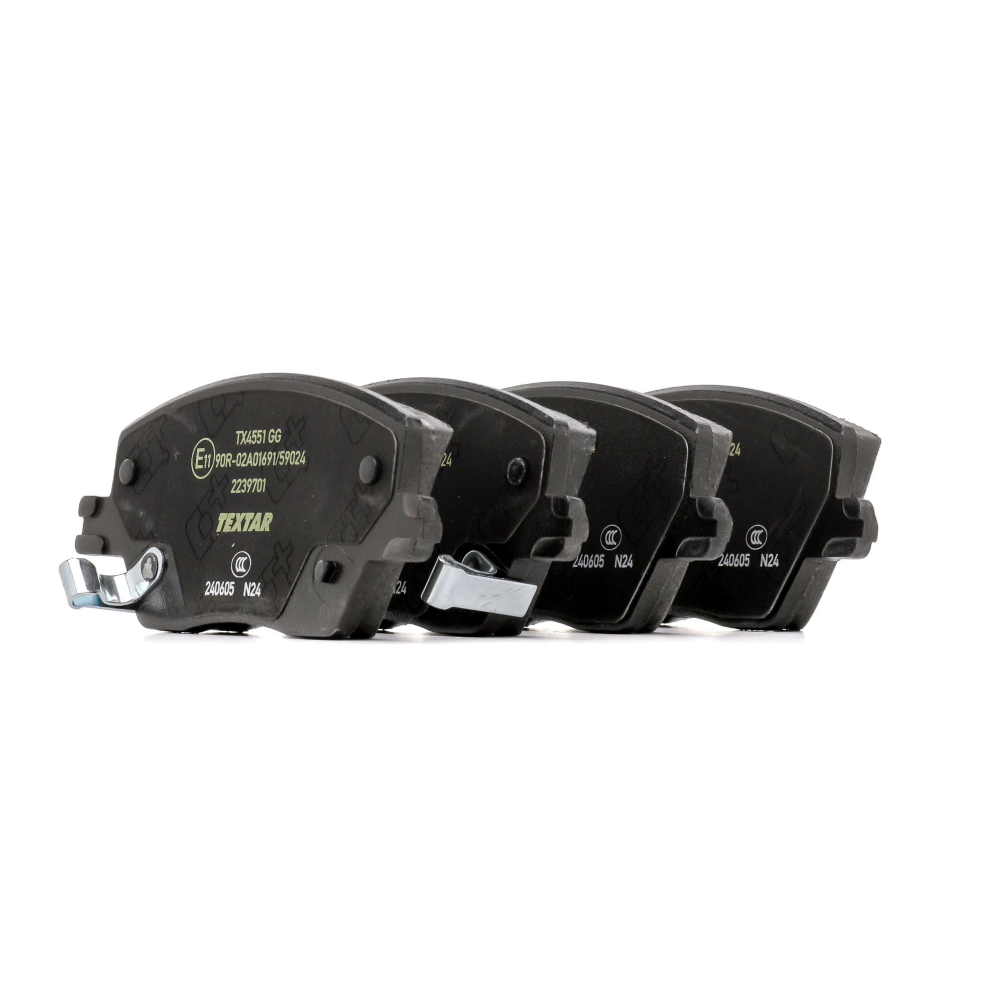 Τακάκια φρένων TEXTAR 2239701 Τακάκια φρένων Dodge NEON κόστοσ
