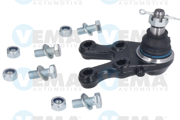 Купете 22490 VEMA на предната ос отдясно, отдолу, 20mm размер на конуса: 20mm Шарнири 22490 евтино