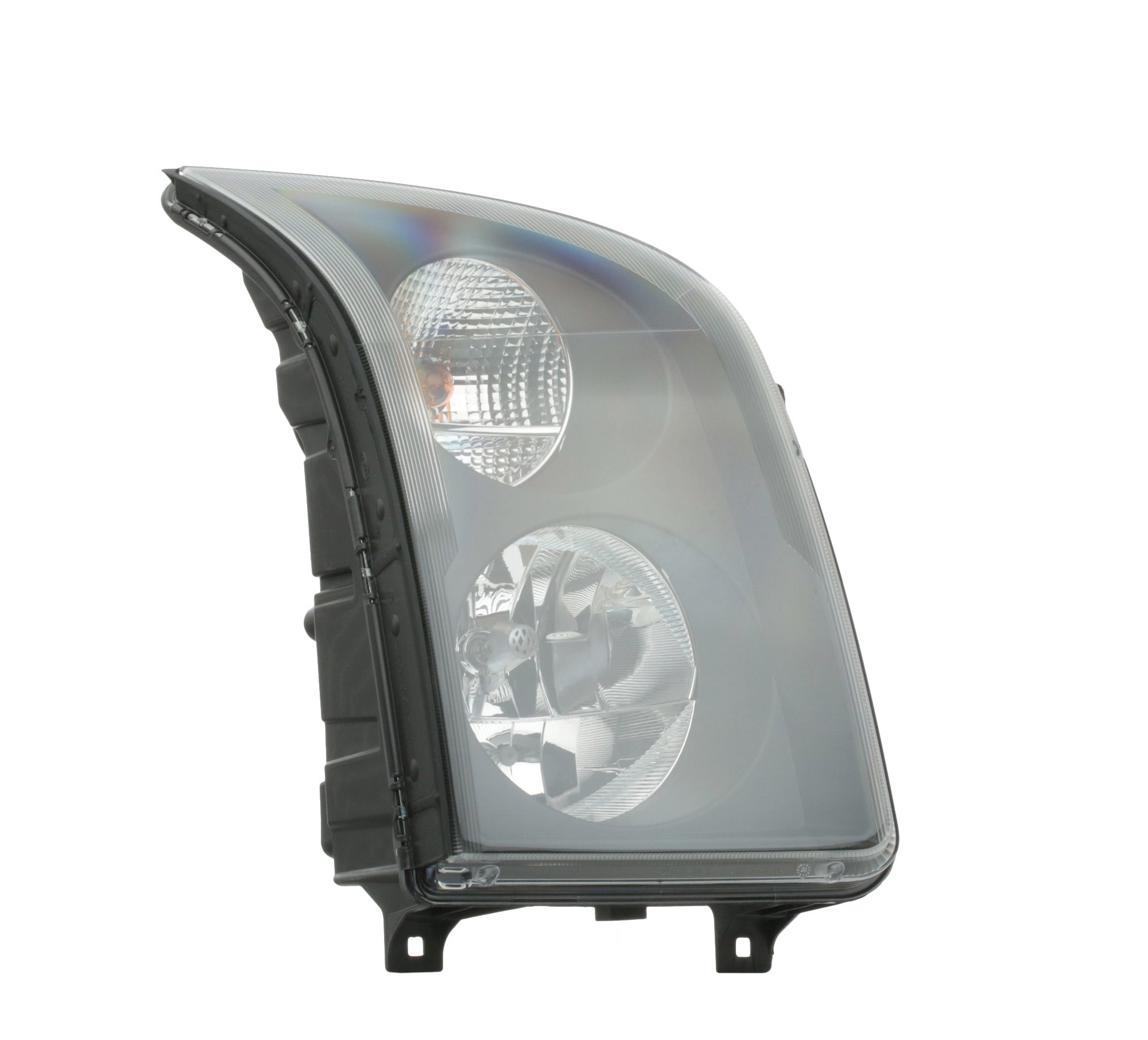 E1 2100 HELLA Right, H7/H7, W5W, PY21W, FF, Halogen, 12V, with low beam, with indicator, with position light, with high beam, for right-hand traffic, with bulbs, with motor for headlamp levelling Left-hand/Right-hand Traffic: for right-hand traffic Front lights 1ER 247 017-061 buy