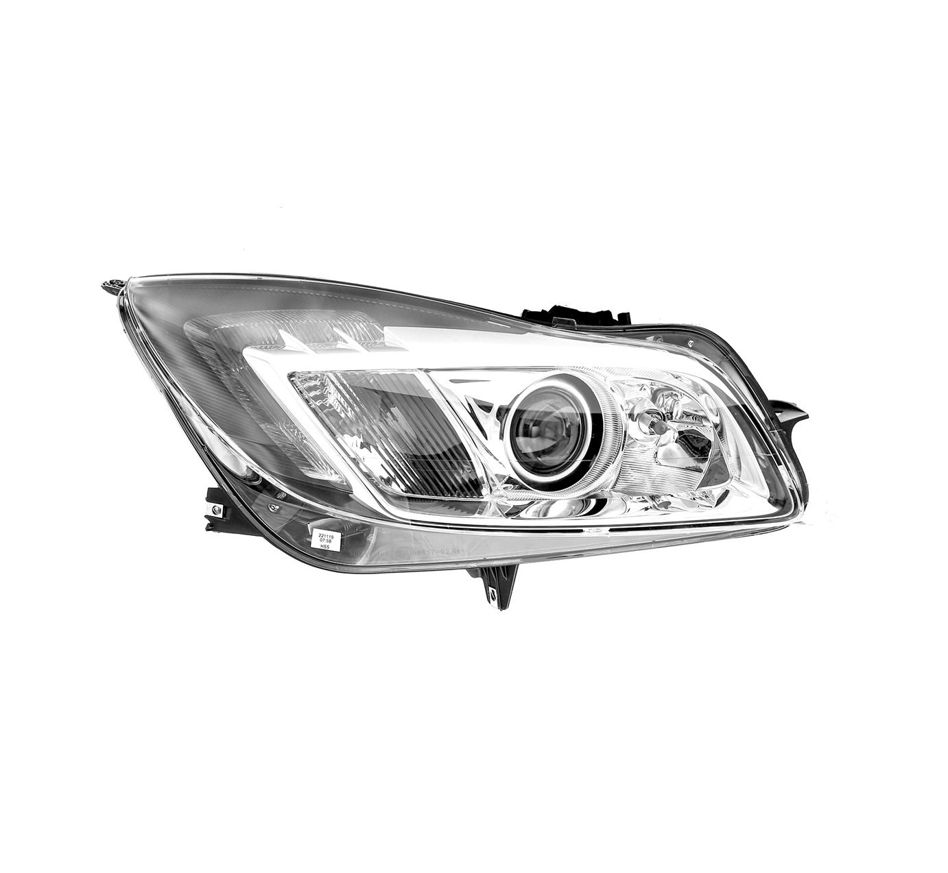 HELLA 1ZT 009 631-321 original VAUXHALL Headlamps Right, D1S, H11, PY21W, with bulbs, without ballast, without glow discharge lamp, Bi-Xenon
