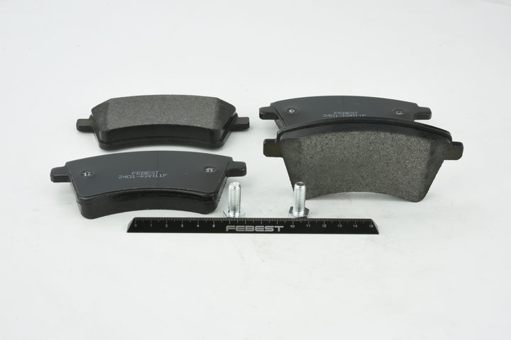 Vesz 2401-KANIIF FEBEST elsőtengely Magasság: 62mm, Szélesség: 131mm, Vastagság: 17mm Fékbetét készlet, tárcsafék 2401-KANIIF alacsony áron