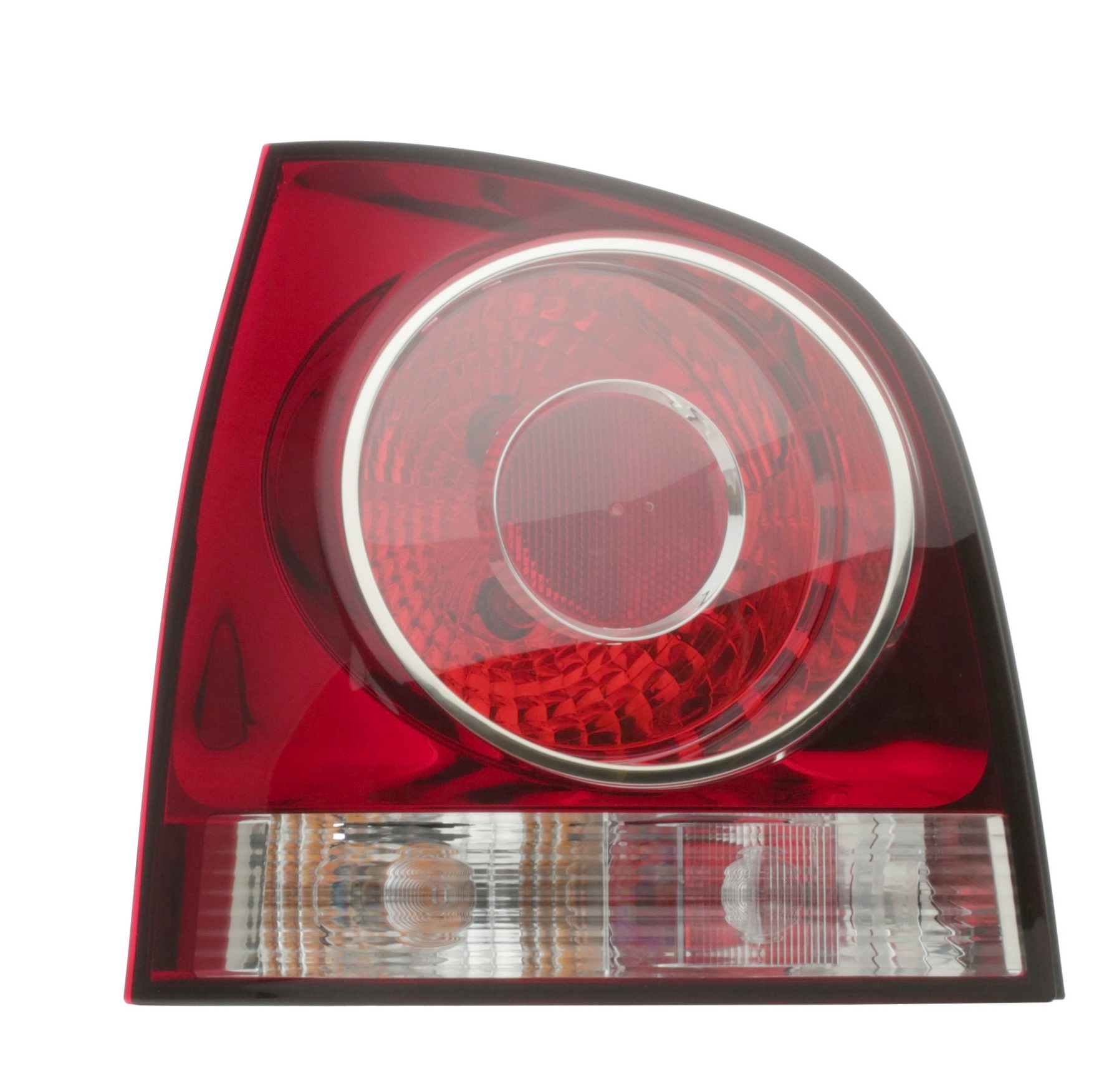HELLA 2VA 965 303-071 Rear light Left, P21/4W, P21W, PY21W, R5W, 12V, Crystal clear, red, with bulbs, with bulb holder