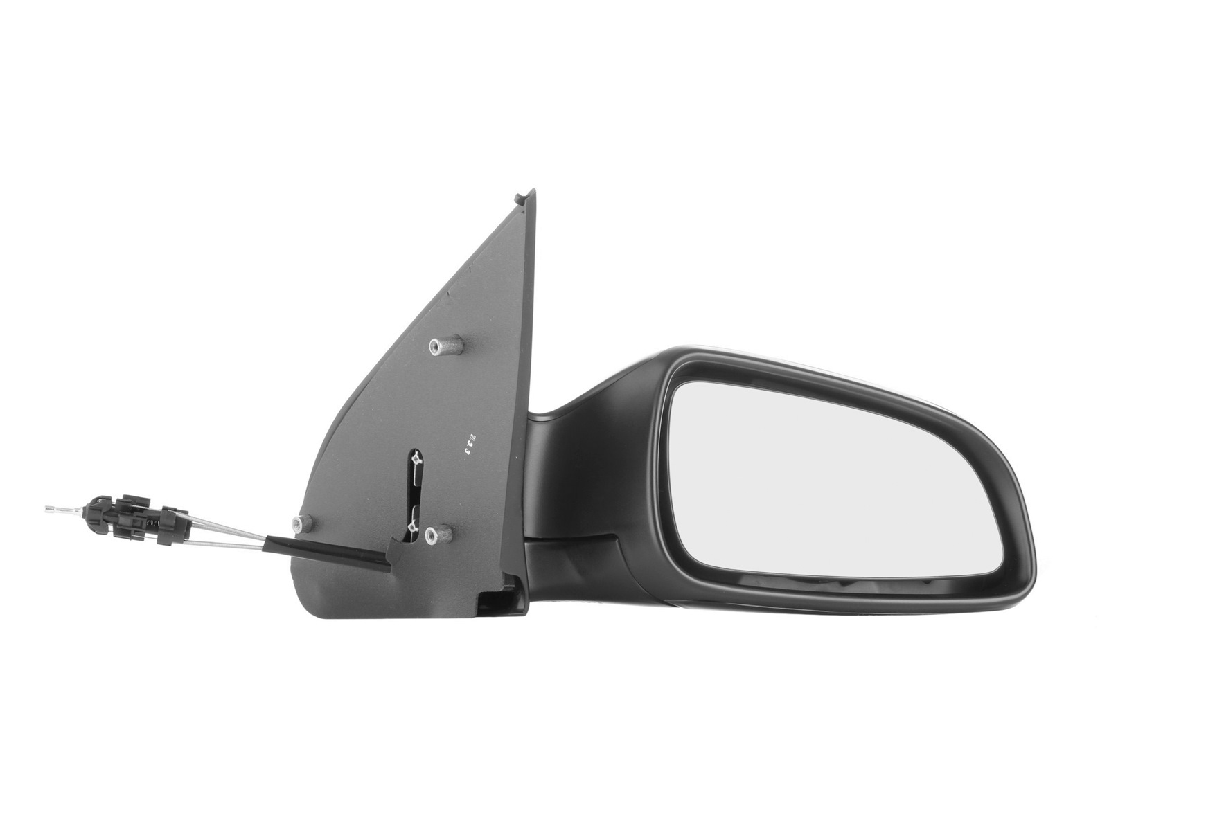 ABAKUS 2807M02 Wing mirror Right, Control: cable pull, Convex, for left-hand drive vehicles