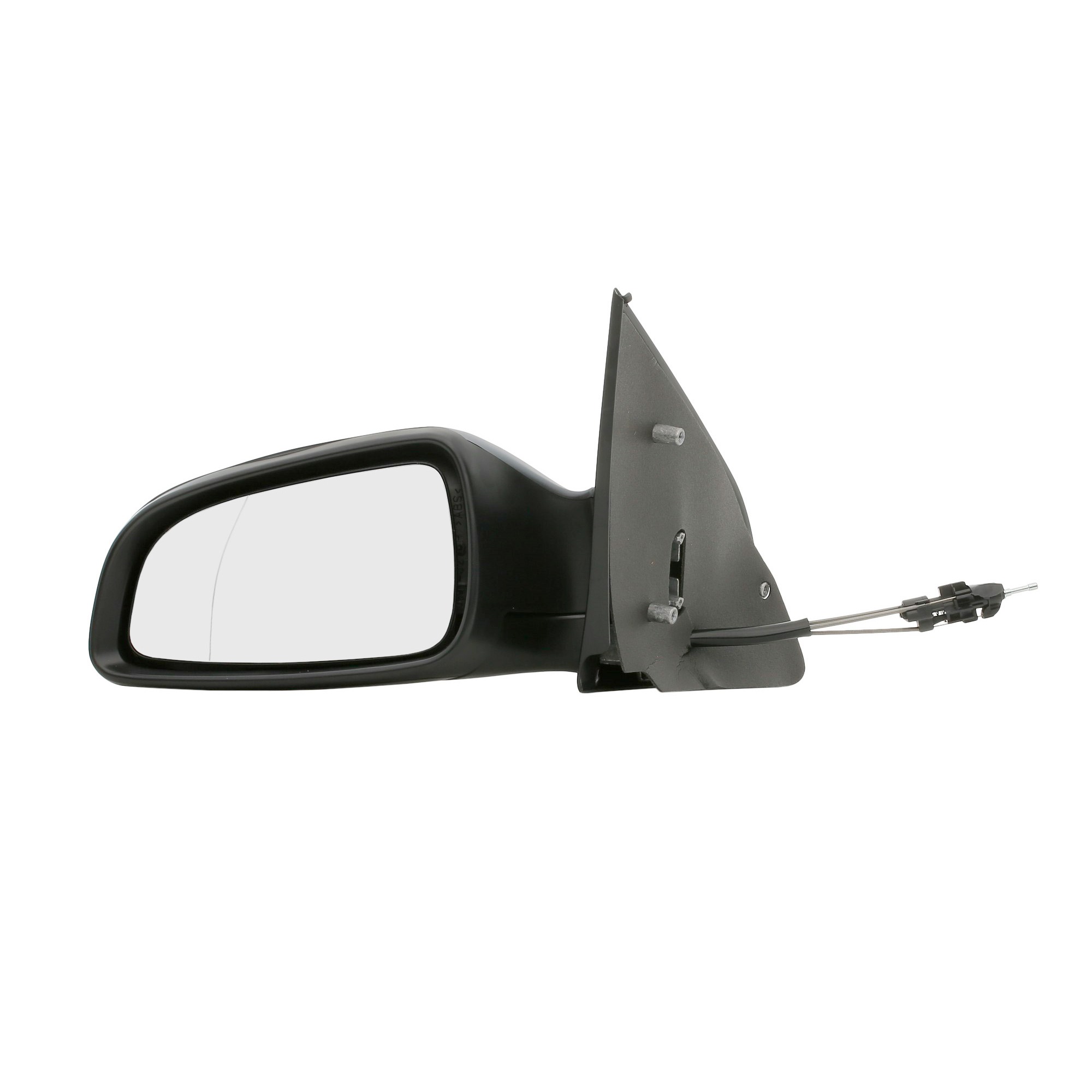 ABAKUS Left, grey, primed, Aspherical, Control: cable pull, for left-hand drive vehicles Side mirror 2807M03 buy