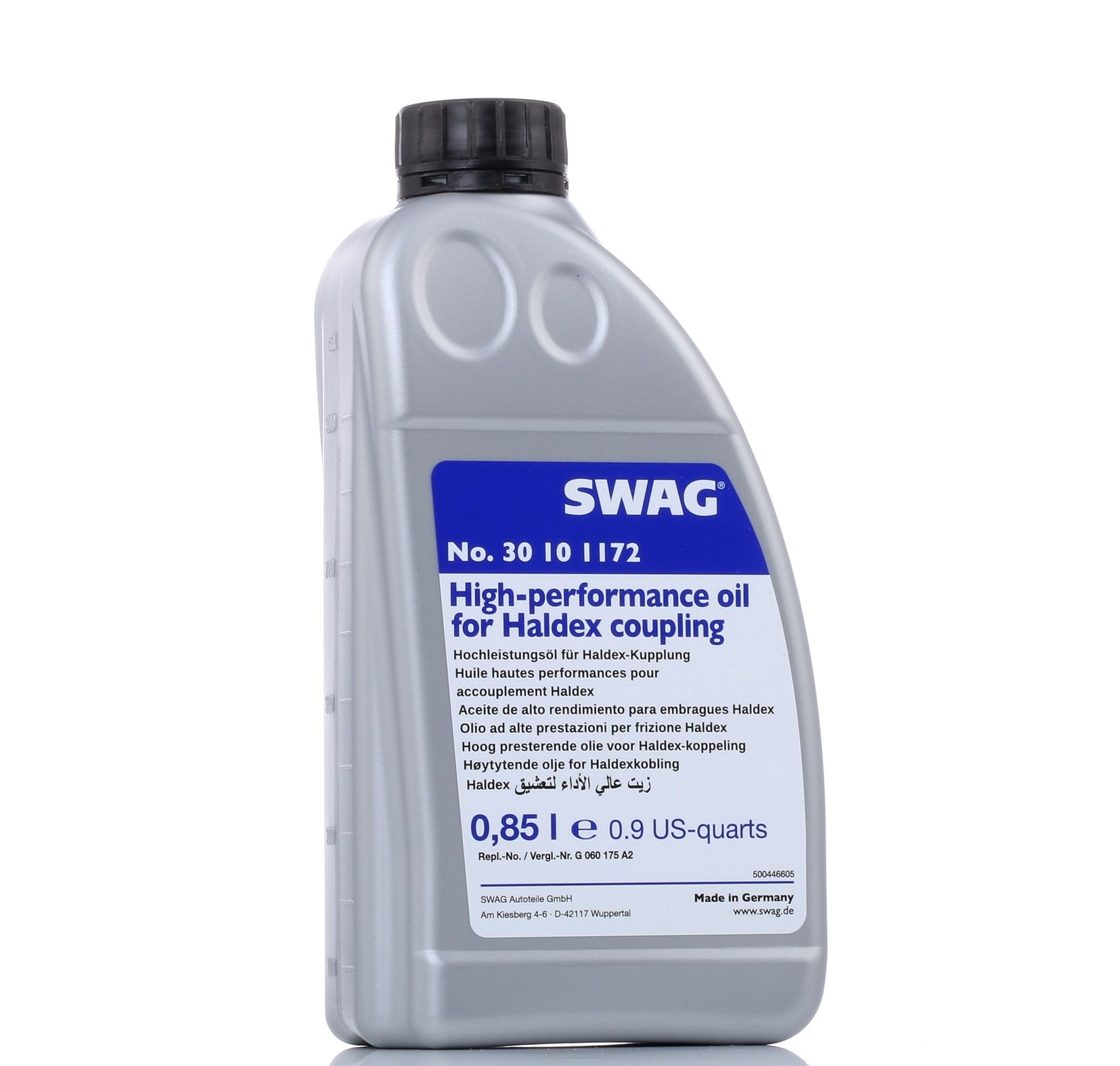 30 10 1172 SWAG Öl, Haldex-Kupplung 0,85l ▷ AUTODOC Preis und