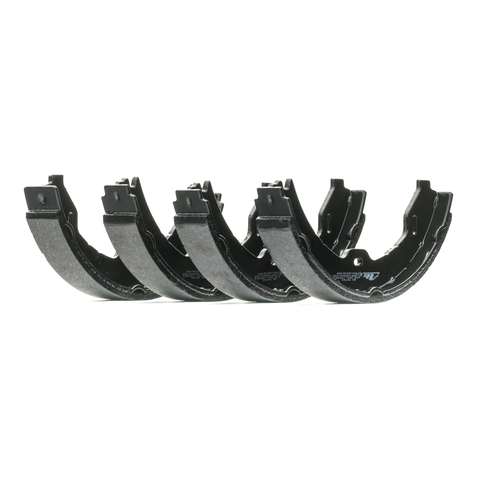 03.0137-4017.2 ATE Parking brake shoes SEAT with accessories