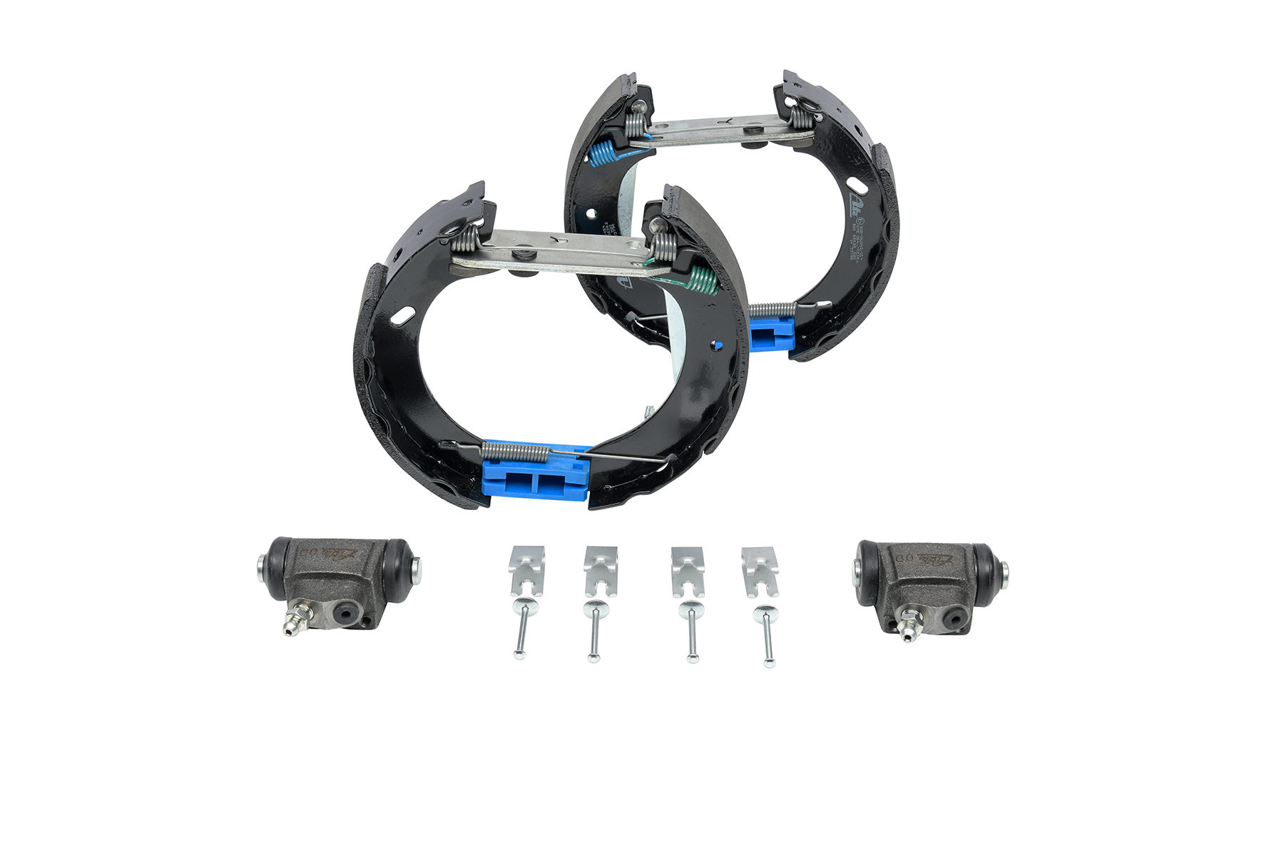 ATE Original TopKit 03.0520-5619.3 Bremsensatz, Trommelbremse mit Radbremszylinder, mit Zubehör