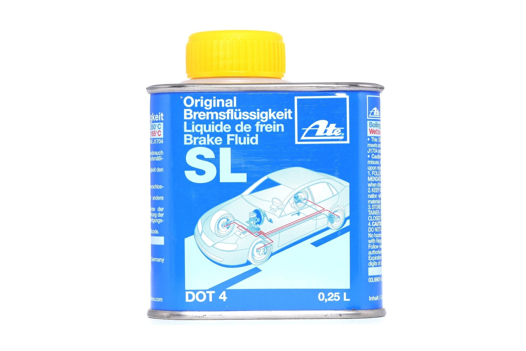 Original SUZUKI Mofa Öle & Flüssigkeiten Ersatzteile: Bremsflüssigkeit ATE DOT 4 03.9901-5808.2